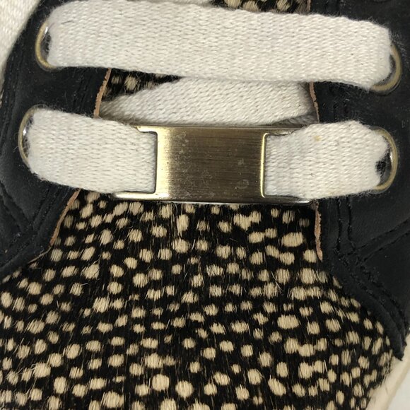 Ugg Milo Exotic Dotted Calf Hair Sneaker Ladies Size 6 - Picture 4 of 6